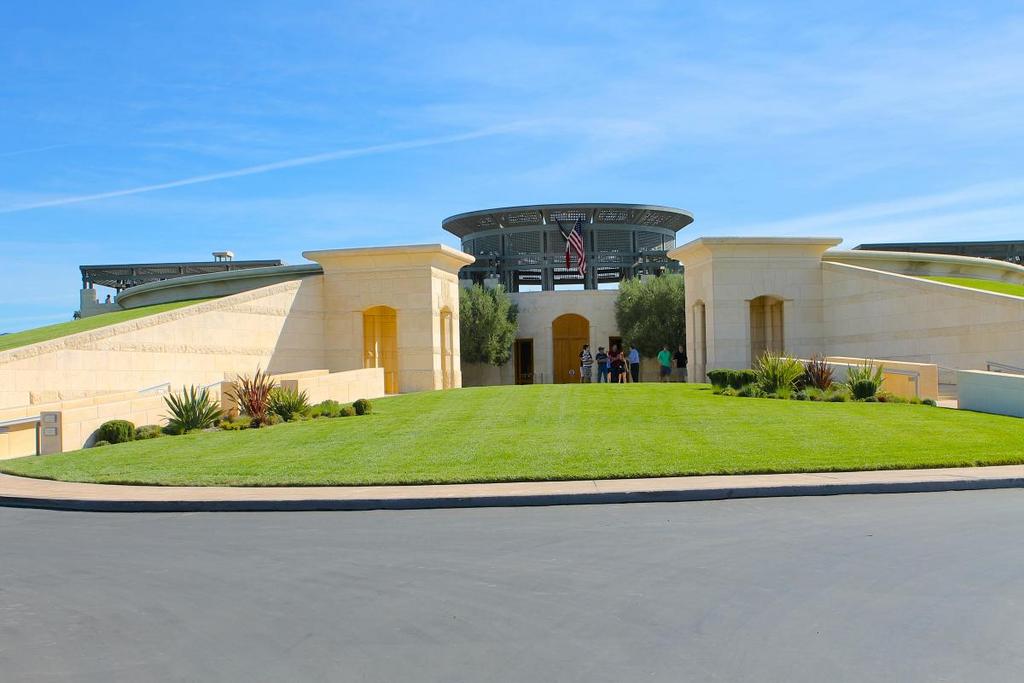 the front image of an opulent wine house 