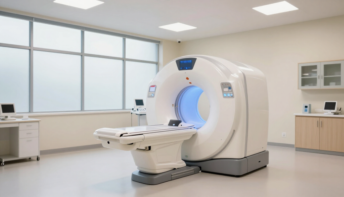 Private MRI scanner in clinical setting