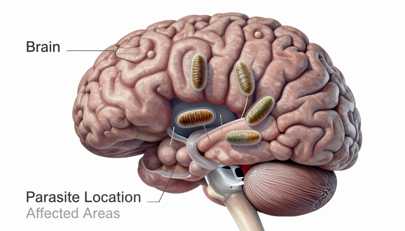 MRI Detect Brain Parasites