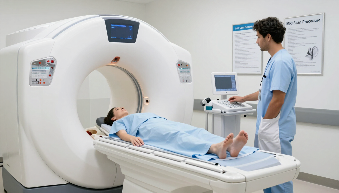 MRI scan used to Diagnose