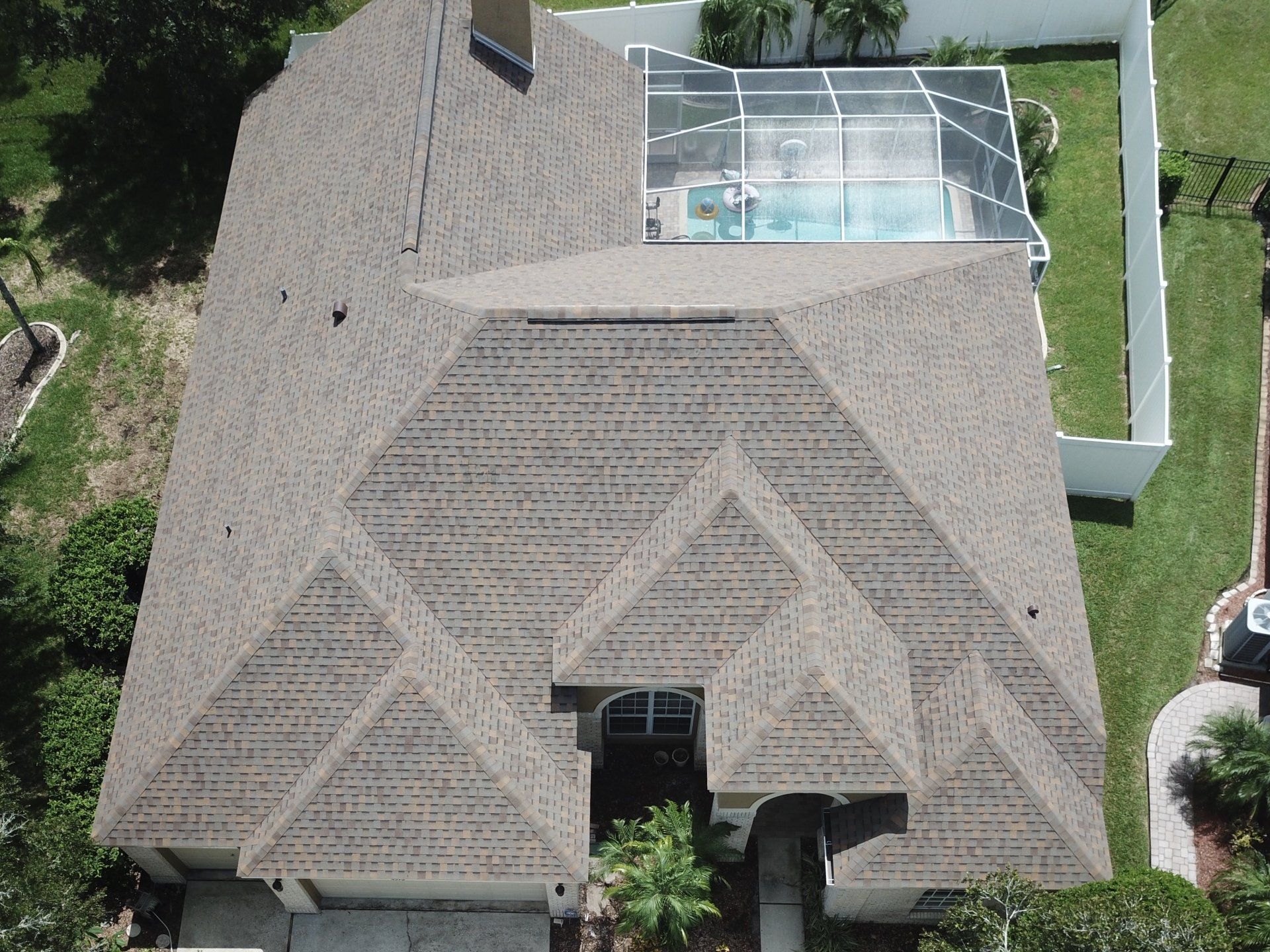 Top View of Residential House — Florida, US — ABT Roofing and Restoration
