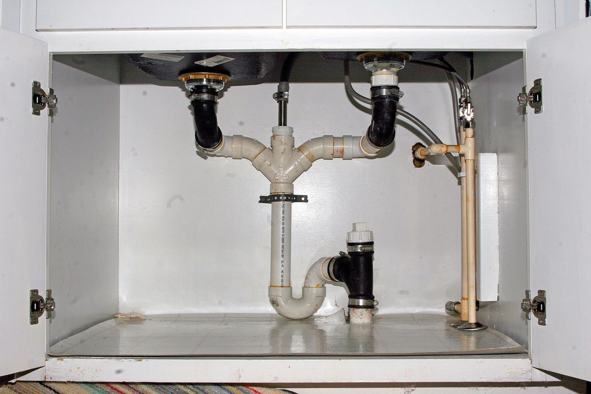 How To Install Double Kitchen Sink Plumbing