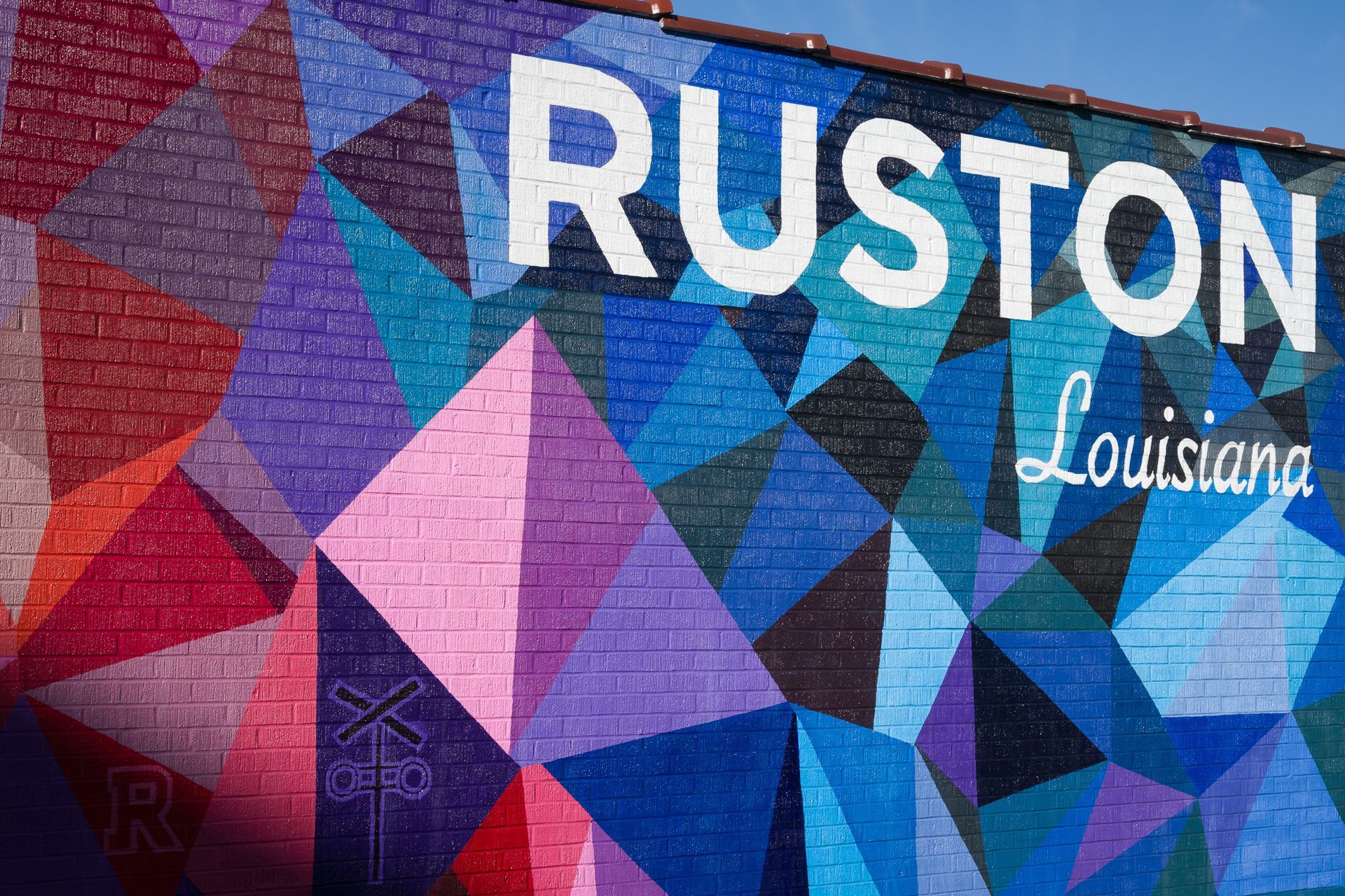 Downtown Ruston Louisiana Mural