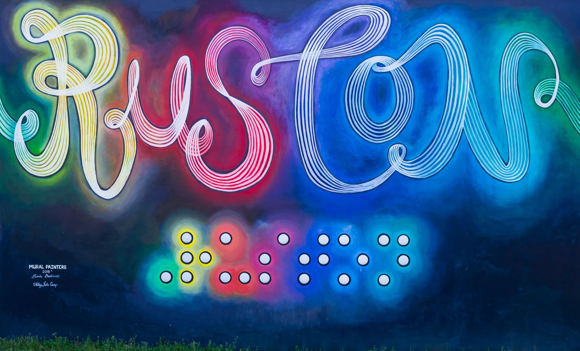 Ruston Center for the Blind mural