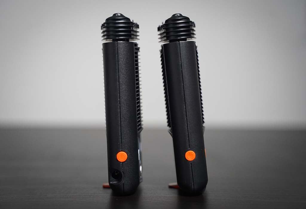 Mighty+ vs Crafty+ Vaporizer Comparison Original Mighty and Mighty+ Standing