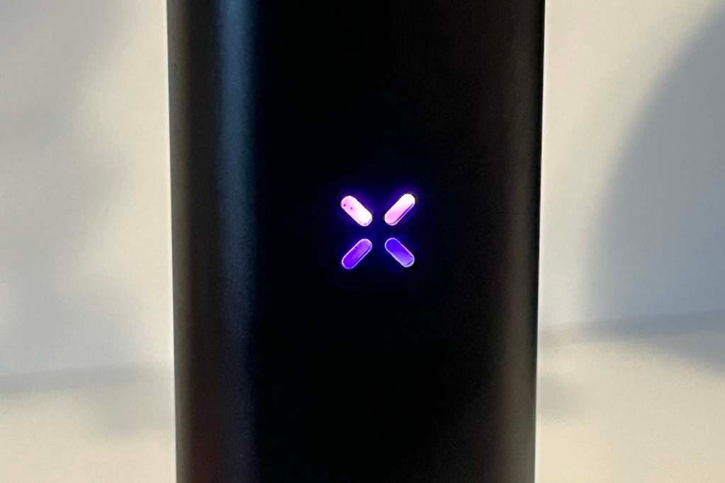 PAX Plus Vaporizer Review Purple Light Petals