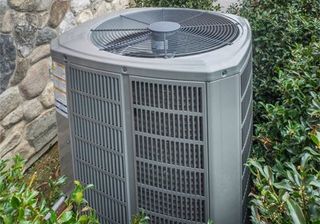 Heating Repair — High Efficiency Modern AC-heater Unit in Andover, NJ