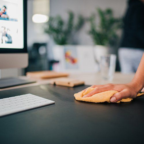 Man Cleaning Wash Exterior Walkway — Wooster, OH — MTO Clean of Wayne County