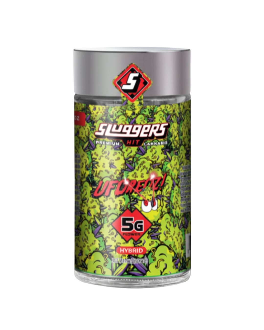 Sluggers Jarred Flower – 5g – UFOreoz (Hybrid)