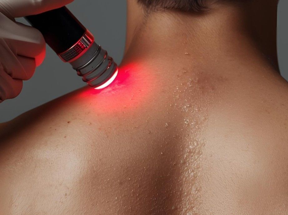 Laser Hair Removal Coventry providing laser hair removal for a man's back