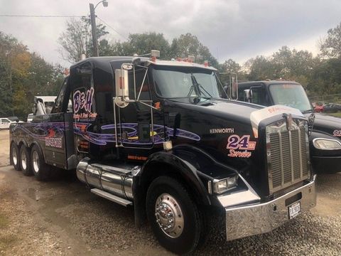 Engine Diagnostic — B&H Towing & Auto Center Black truck in Zanesville, OH