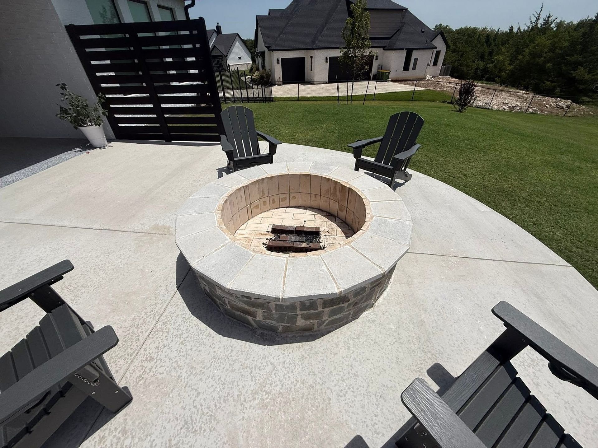fire pit construction Mansfield tx