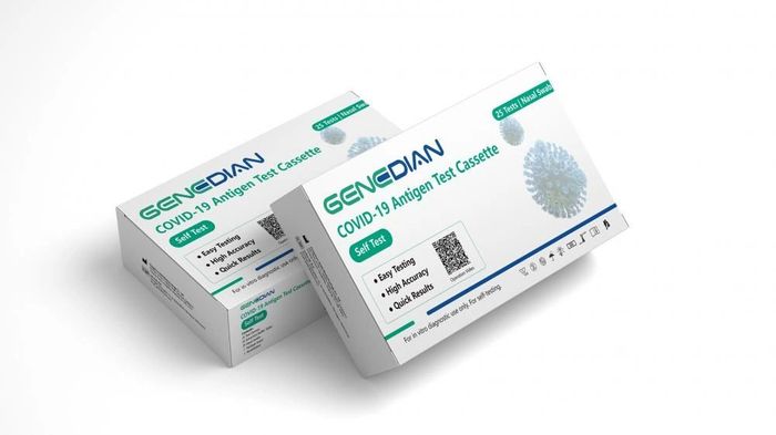 Covid-19 rapid antigen test saliva nasal swab sampler