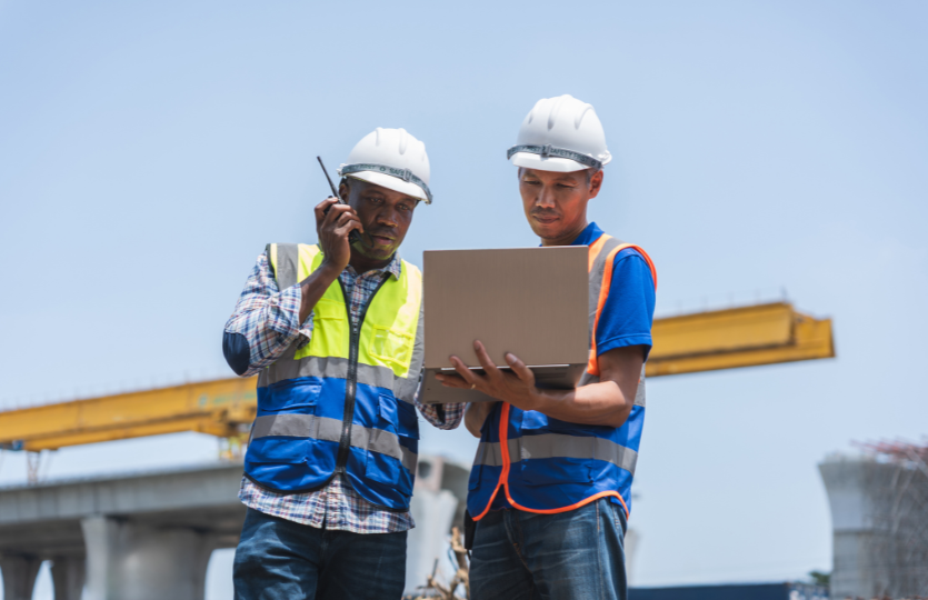 Server rack with colorful fiber optic cables connected to ports.
