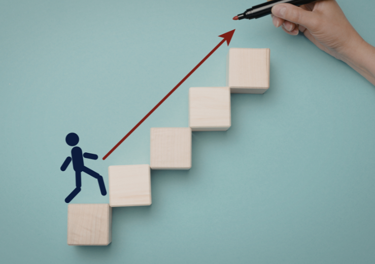 women wearing a hard hat looking out
