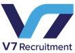 Logo for V7 Recruitment: stylized 