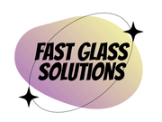 A black and white logo for .Frameless Glass Doors and Mirror Systems