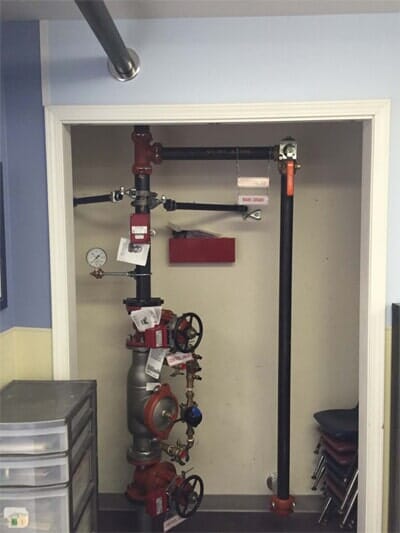 Sprinkler system in a room — fire sprinkler in Glassboro, NJ