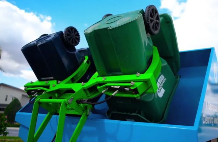 Residential Cleaning Trash Cans