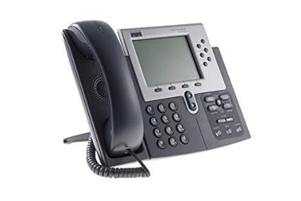 A black telephone with a large screen on a white background.