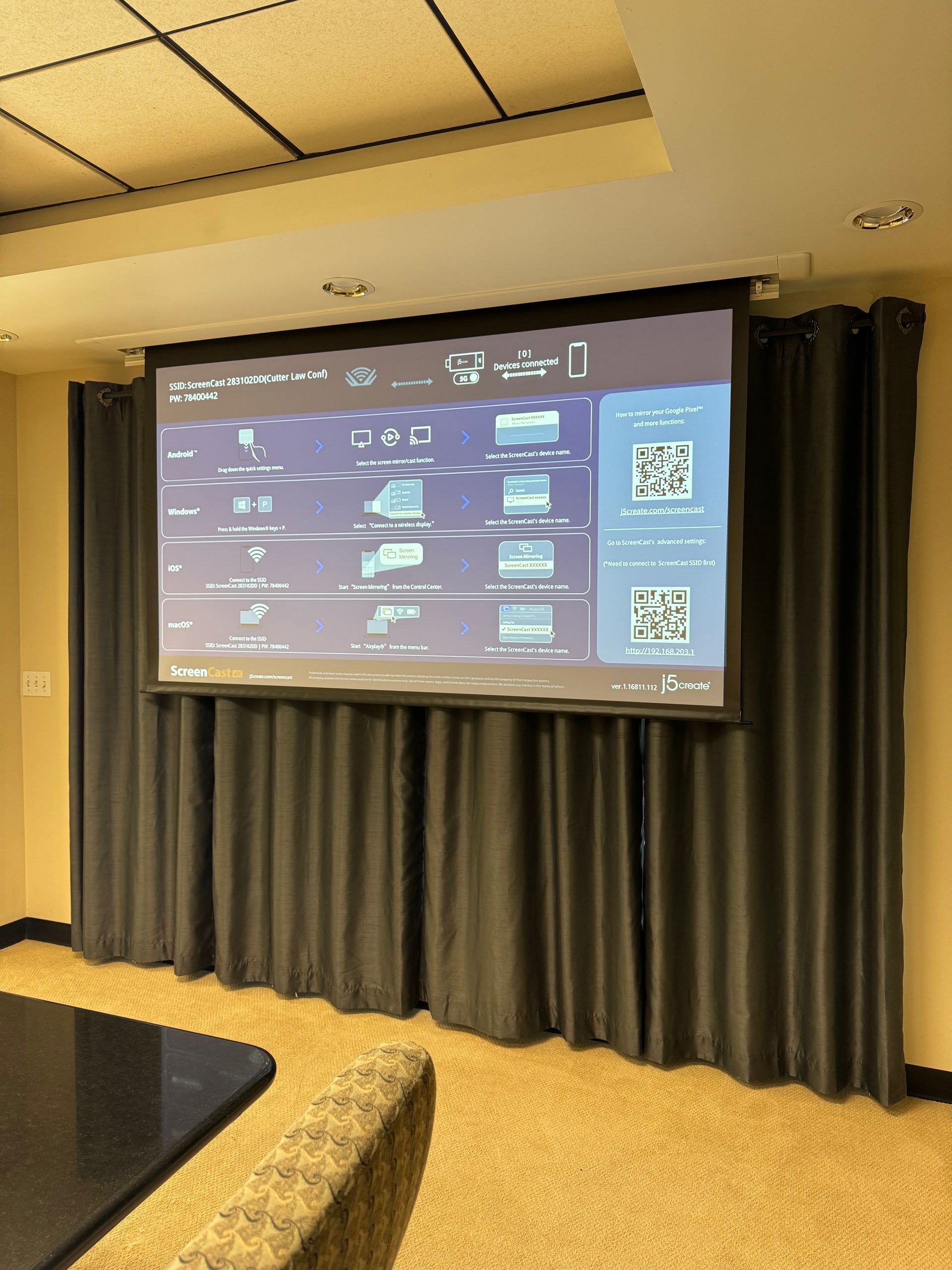 Audio-Visual System Installation