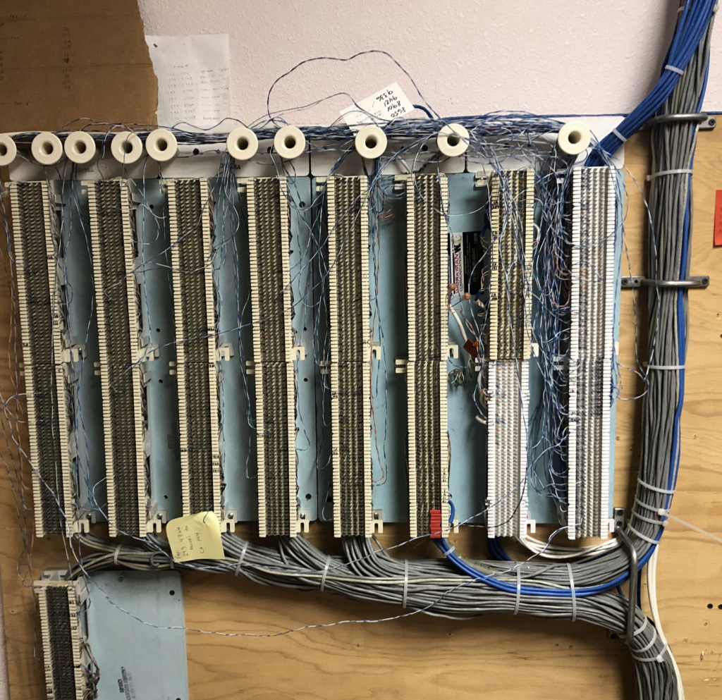 A bunch of wires are connected to a motherboard