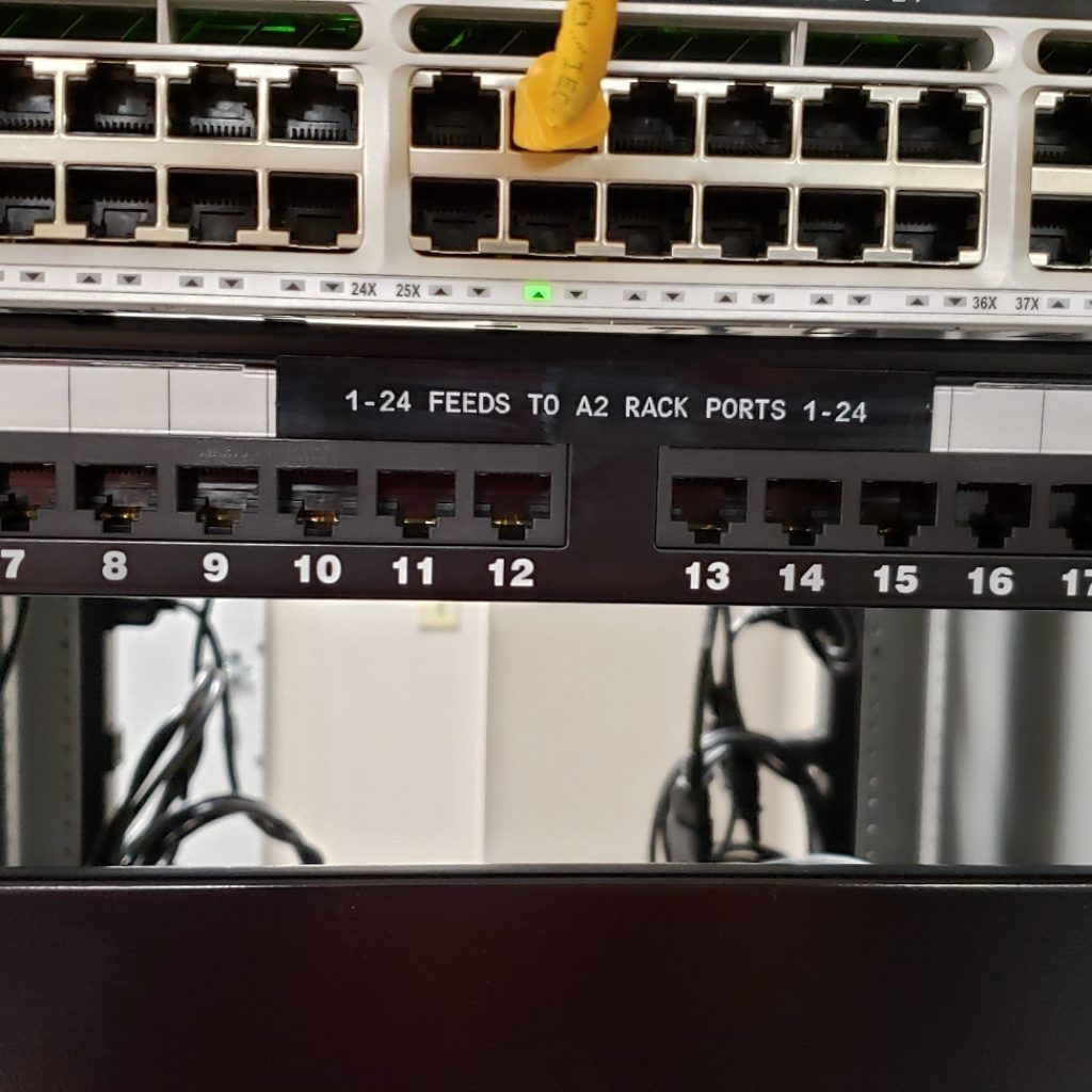 A server with the number 24 on it