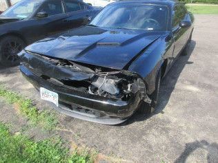 Dodge Challenger With A Damaged Hood | Faribault, MN | Midwest Collision