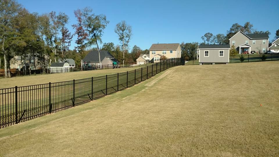 Black Fence on Residential | Pickens, SC | Allen's Fencing
