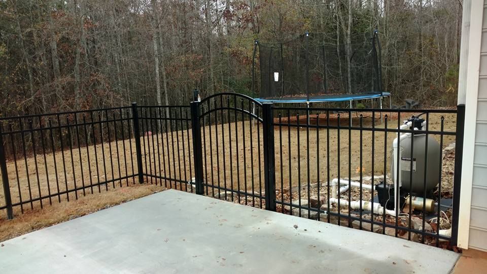 Metal House Picket Fence | Pickens, SC | Allen's Fencing