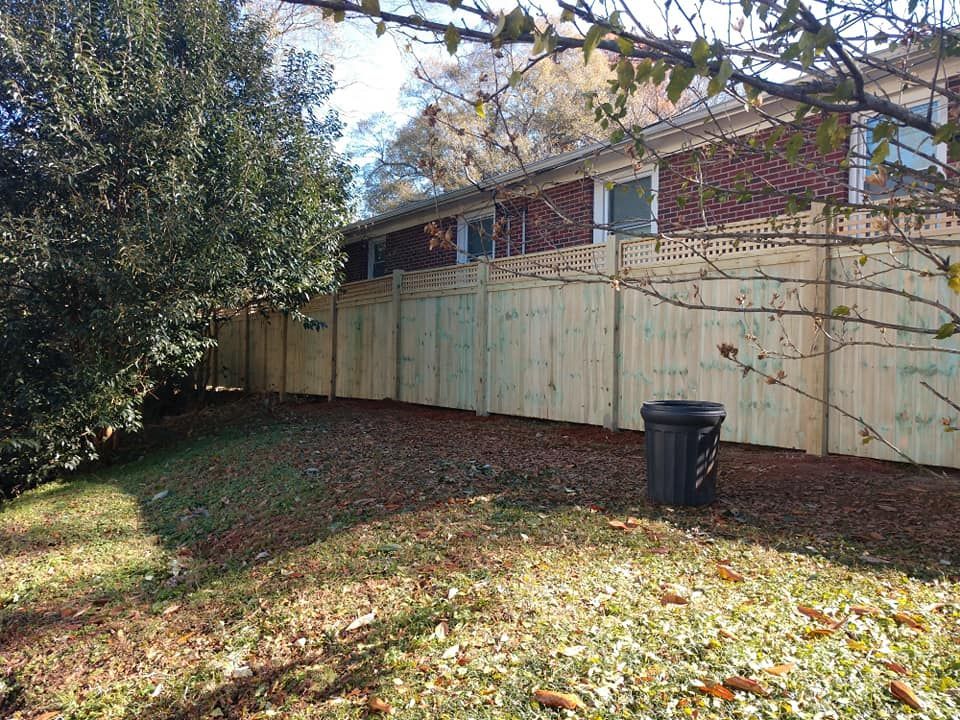 New House Wooden Fence | Pickens, SC | Allen's Fencing