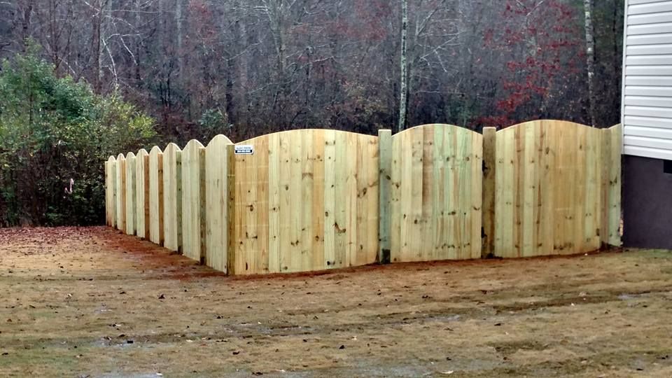 Wooden Arched Fence | Pickens, SC | Allen's Fencing