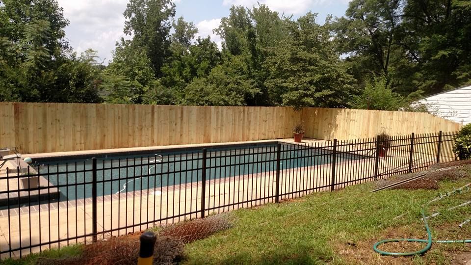 House Swimming Pool with Fence | Pickens, SC | Allen's Fencing