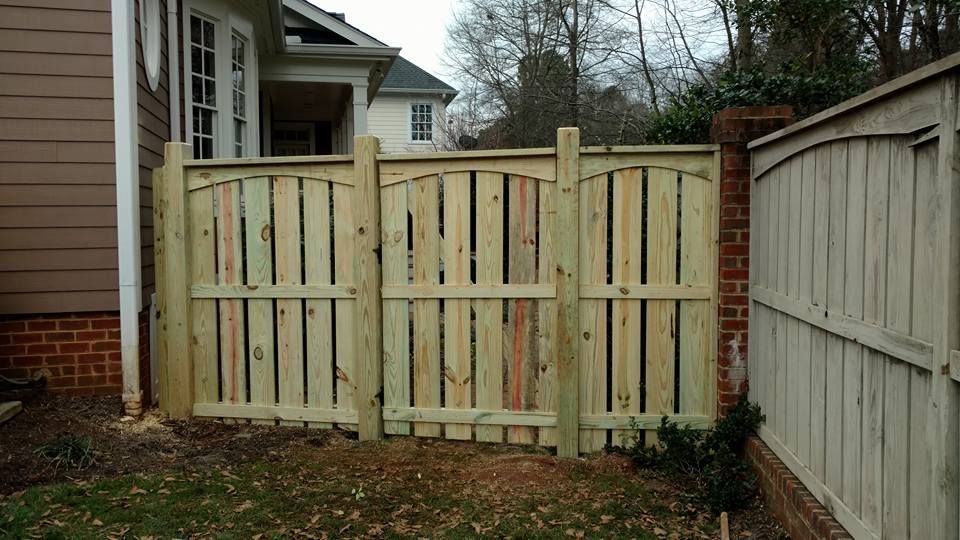 House with Wooden Fence | Pickens, SC | Allen's Fencing
