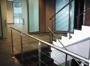 scale con passamano in acciaio