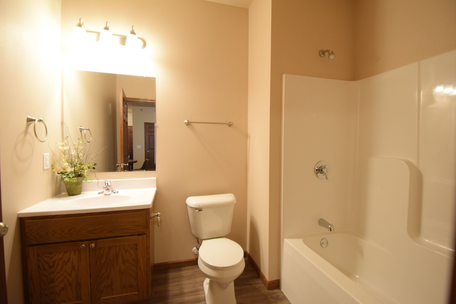 a bathroom with a toilet a sink and a bathtub