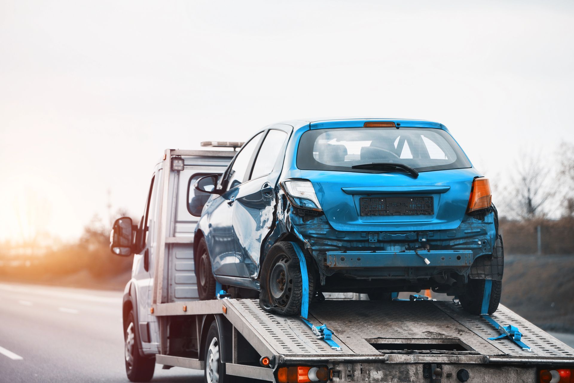 auto accidentata trasporto