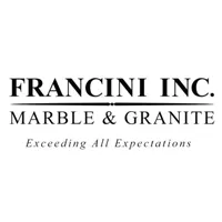 The logo for francini inc. marble and granite exceeding all expectations.