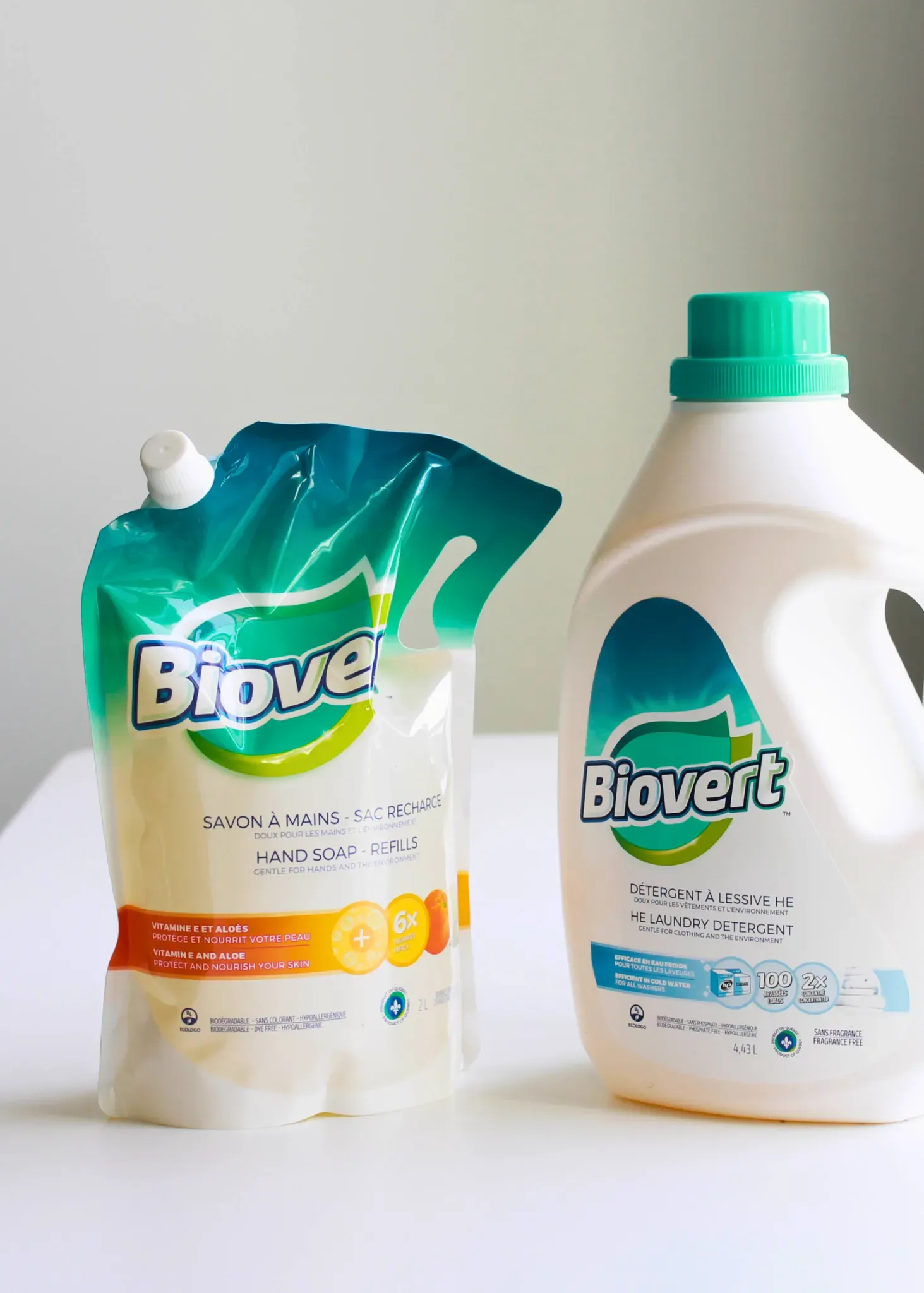 Showcasing Biovert Laundry Products