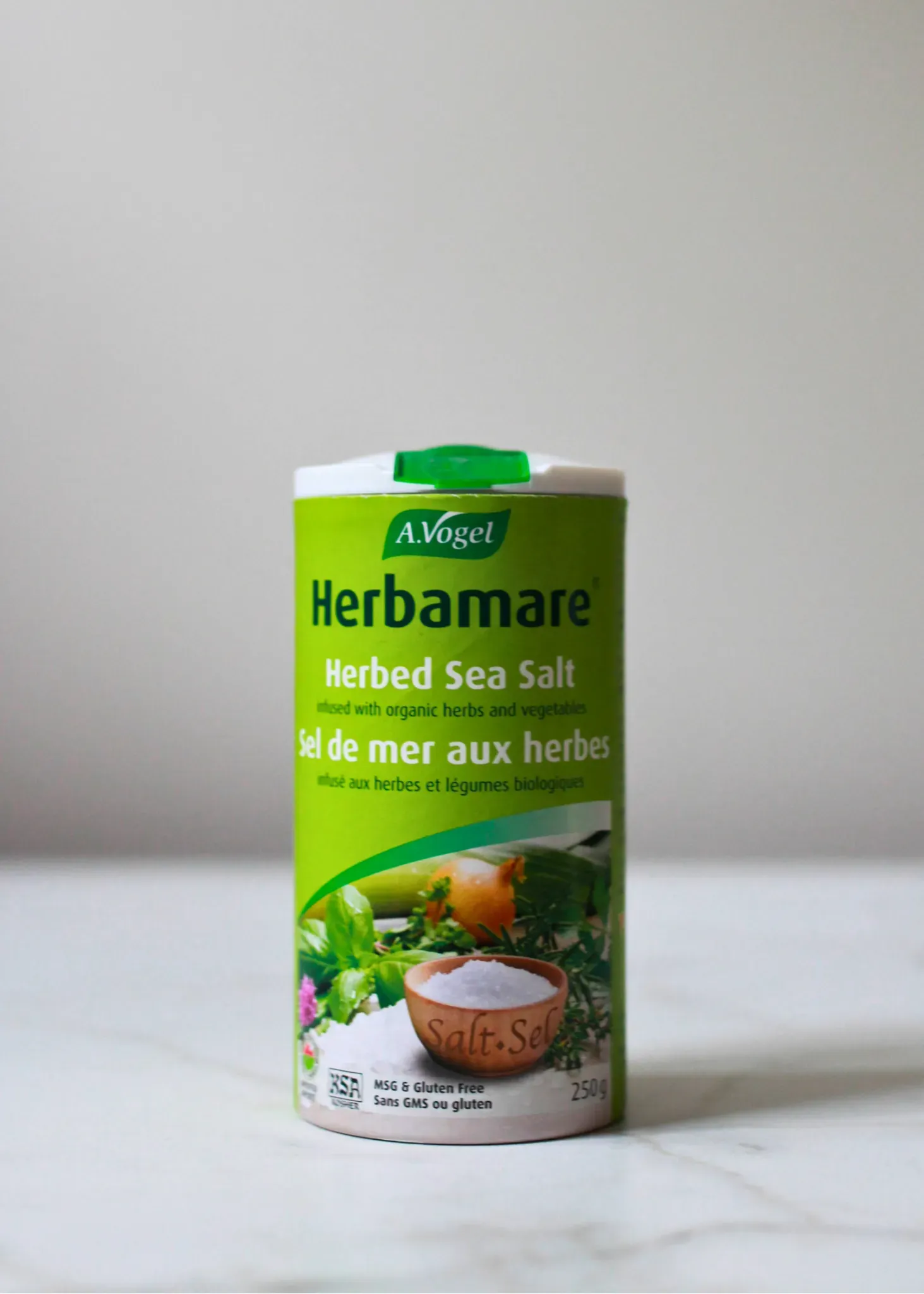 A container of A.Vogel Herbamare