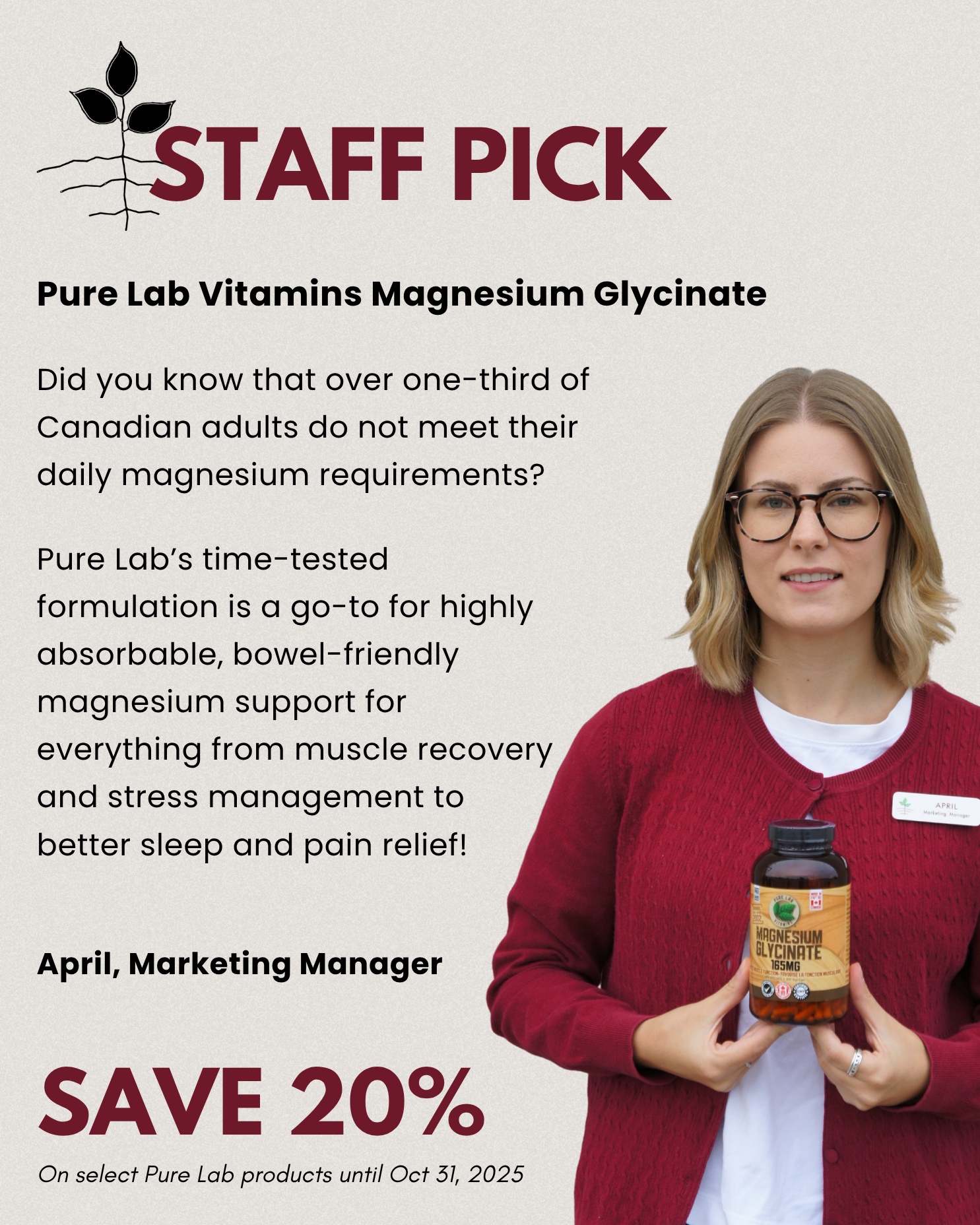 Our Staff Pick for the month of October
