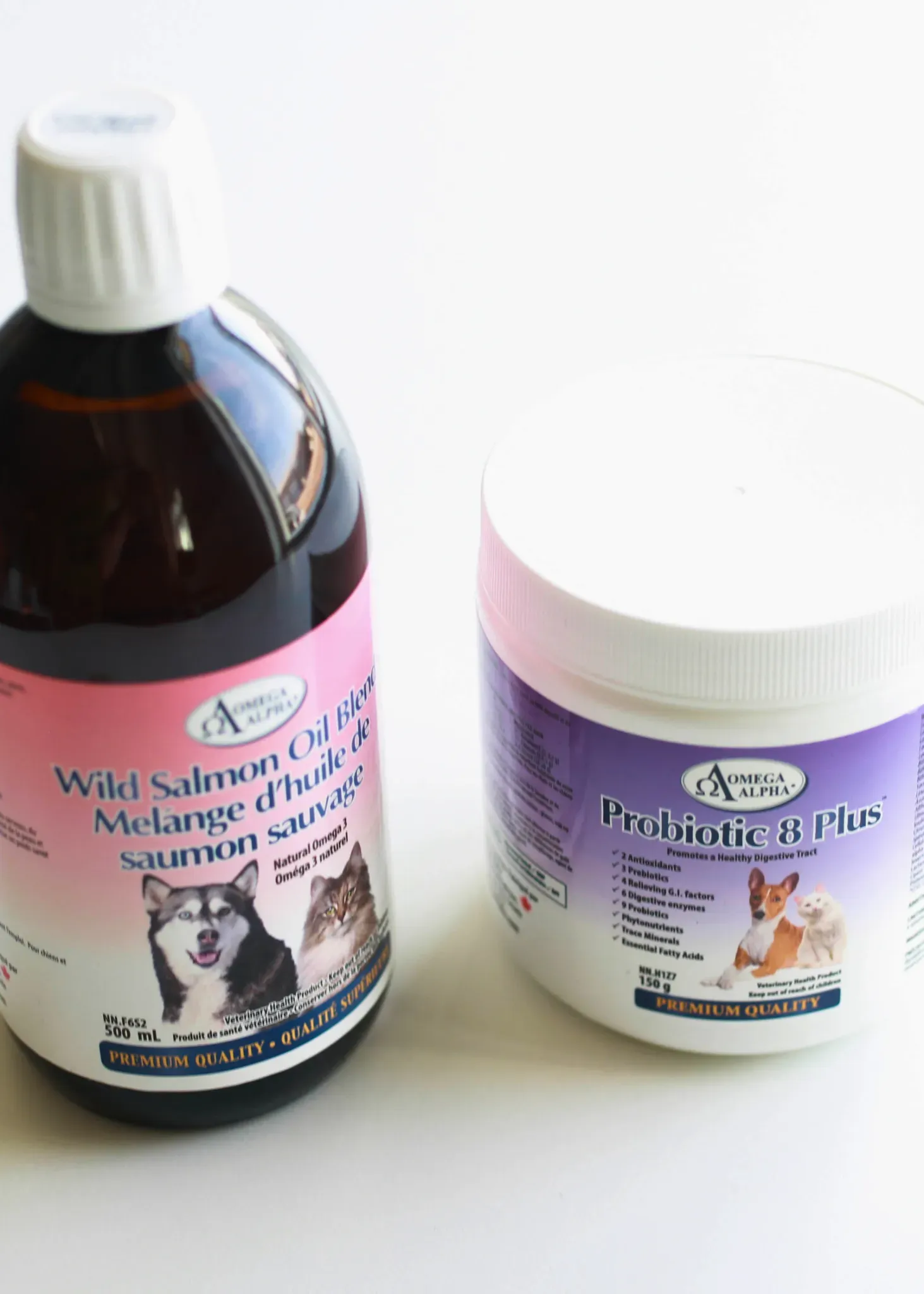 Showcasing Alpha Omega pet products