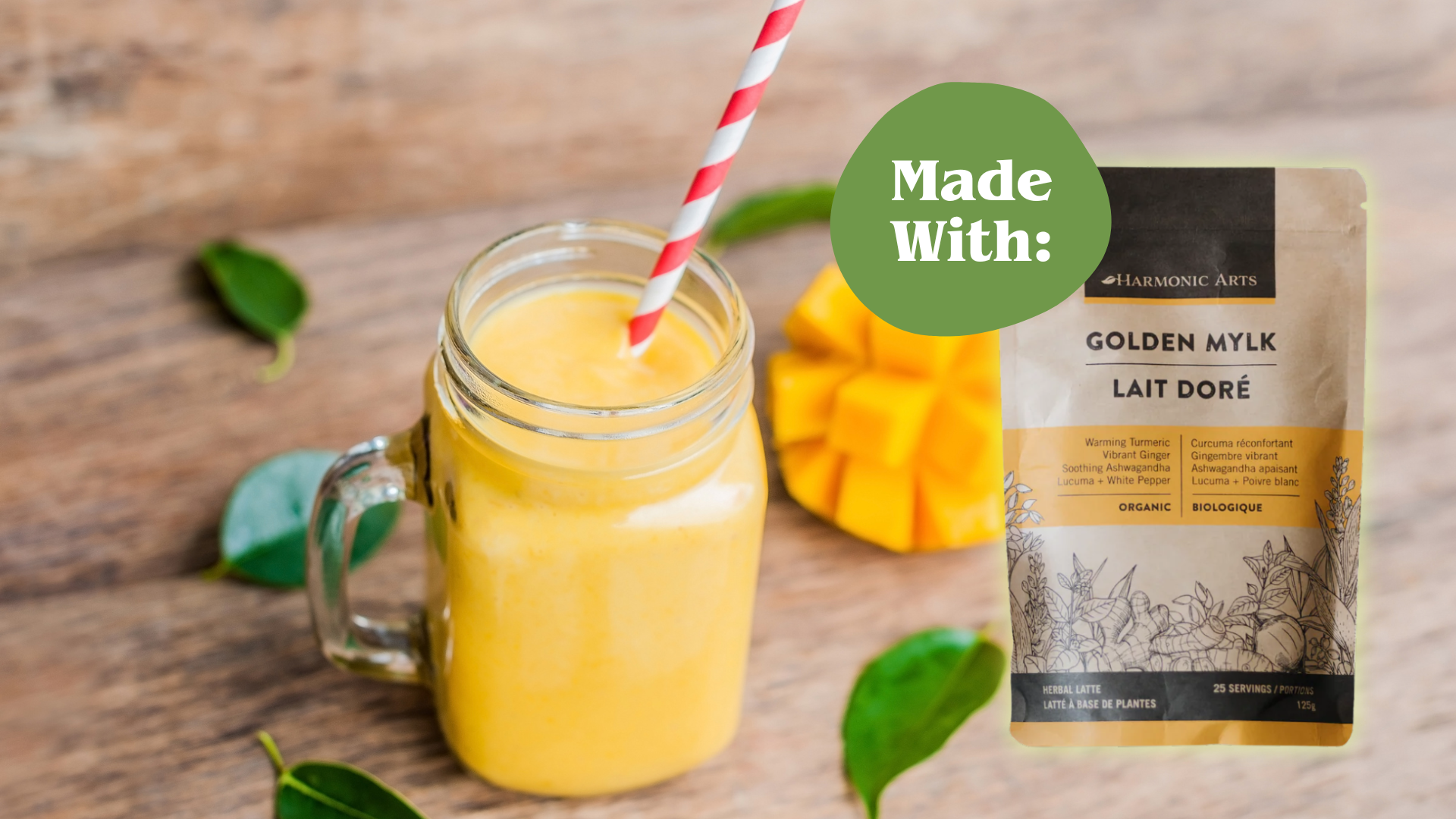 Mango turmeric smoothie