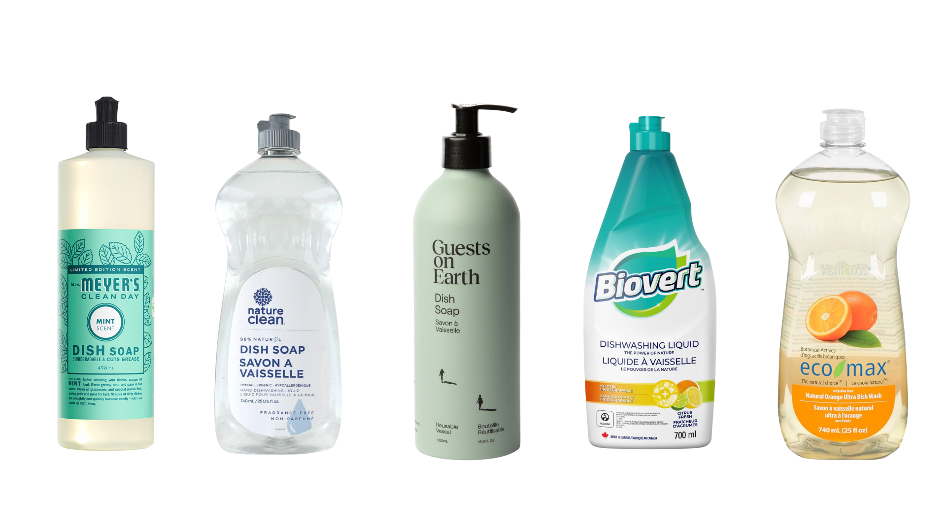 Several Natural cleaning products offered by Jo Anne's Place