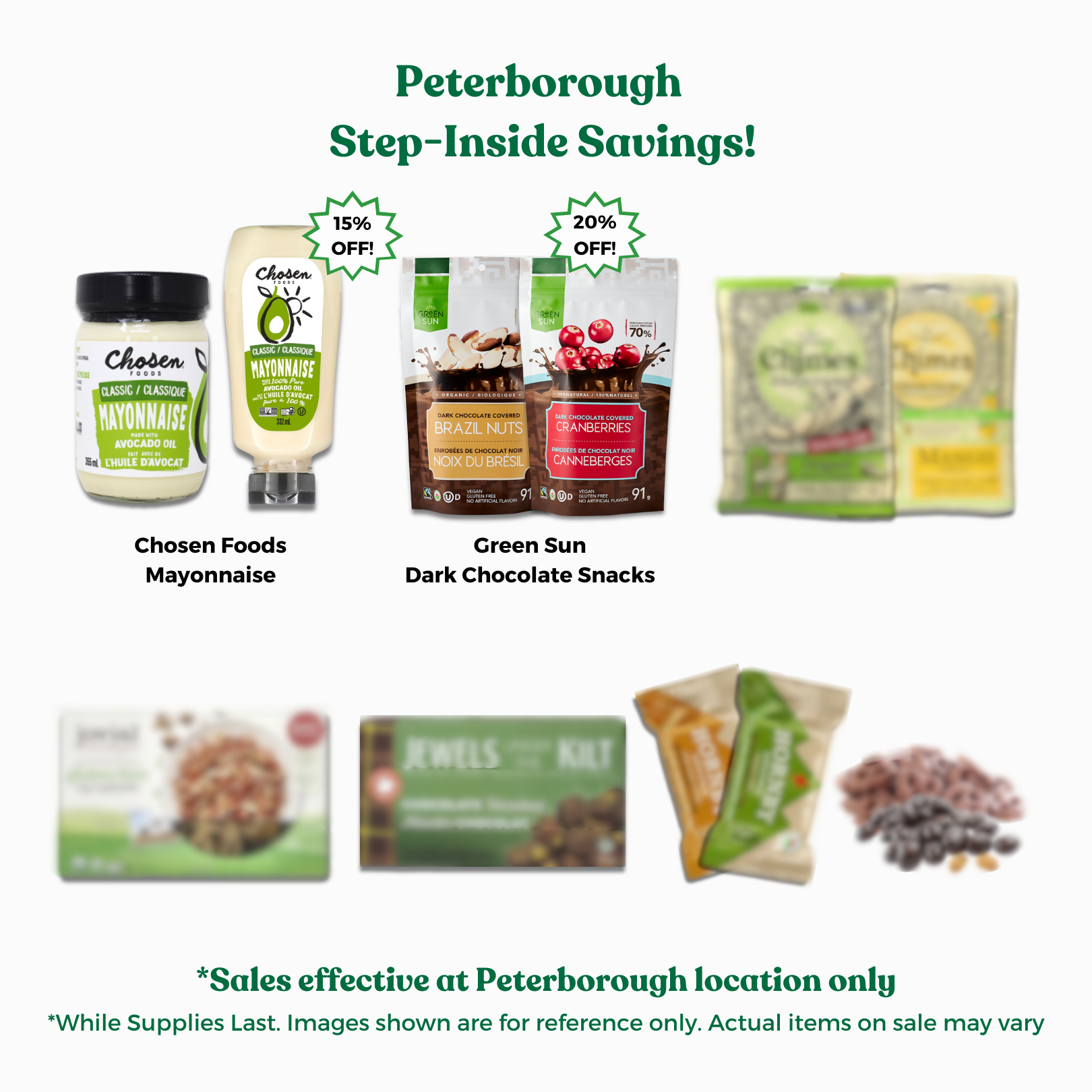 Step-Inside Savings Flyer for April