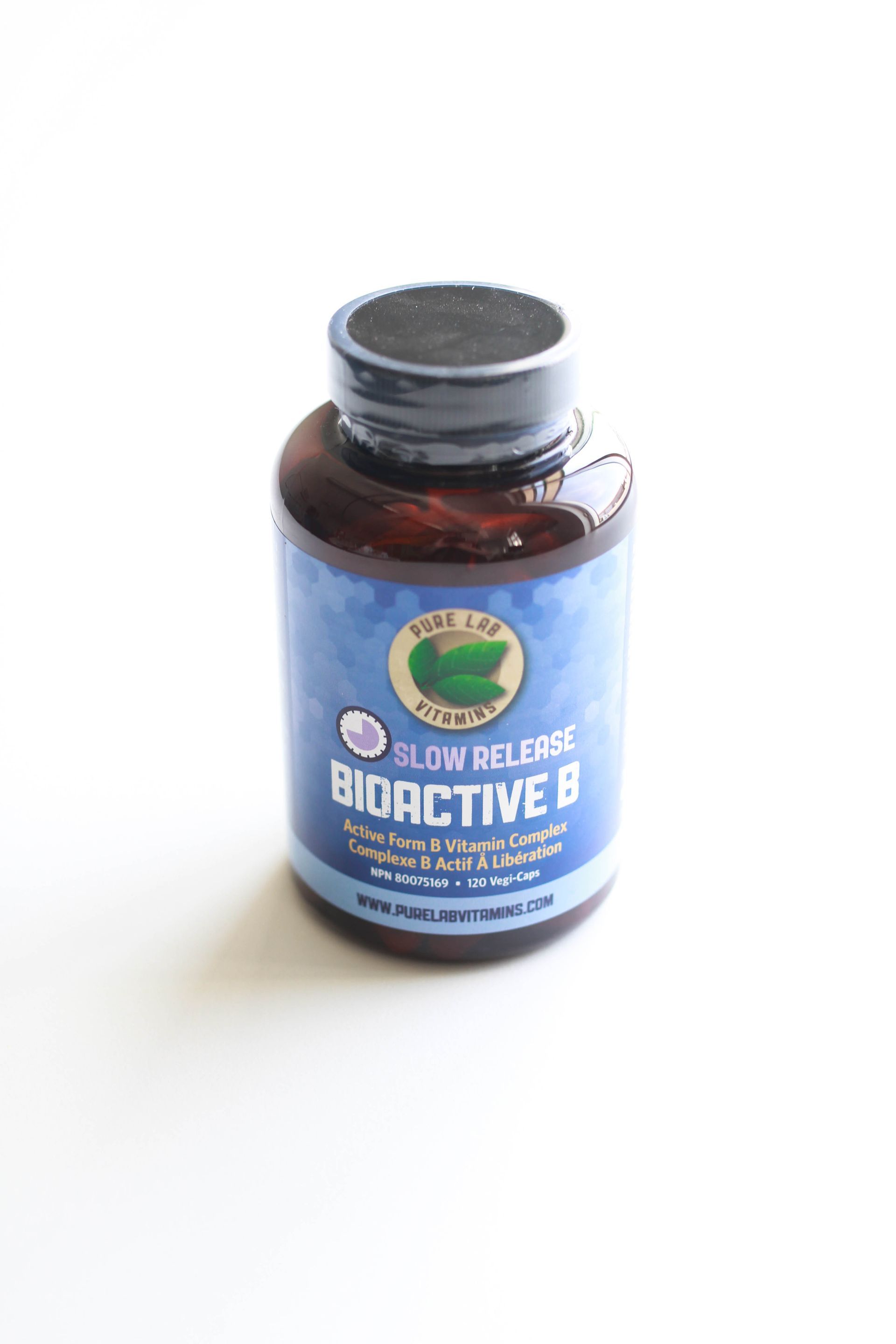A bottle of Pure Lab Vitamins Bioactive B