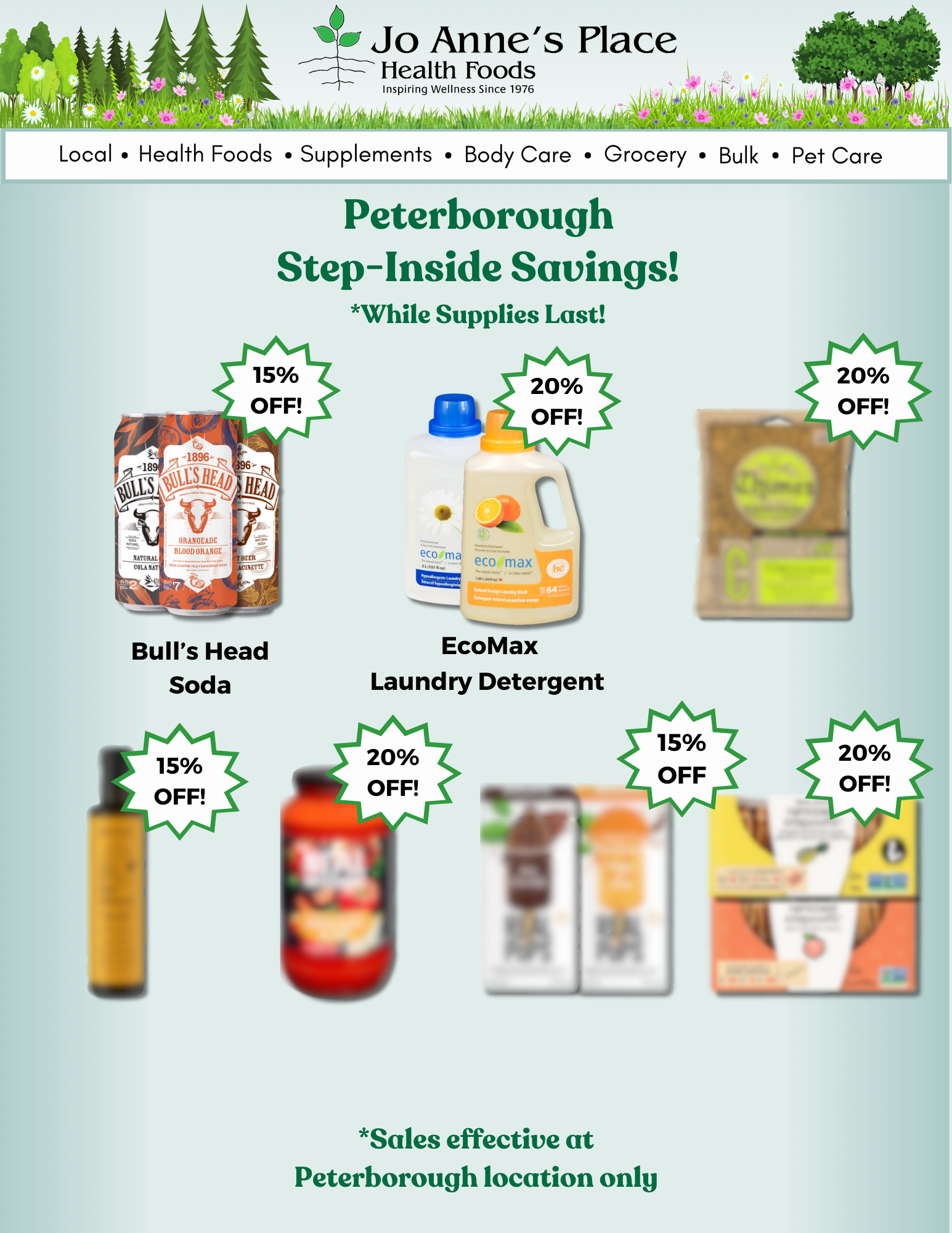 Step-Inside Savings Flyer for September