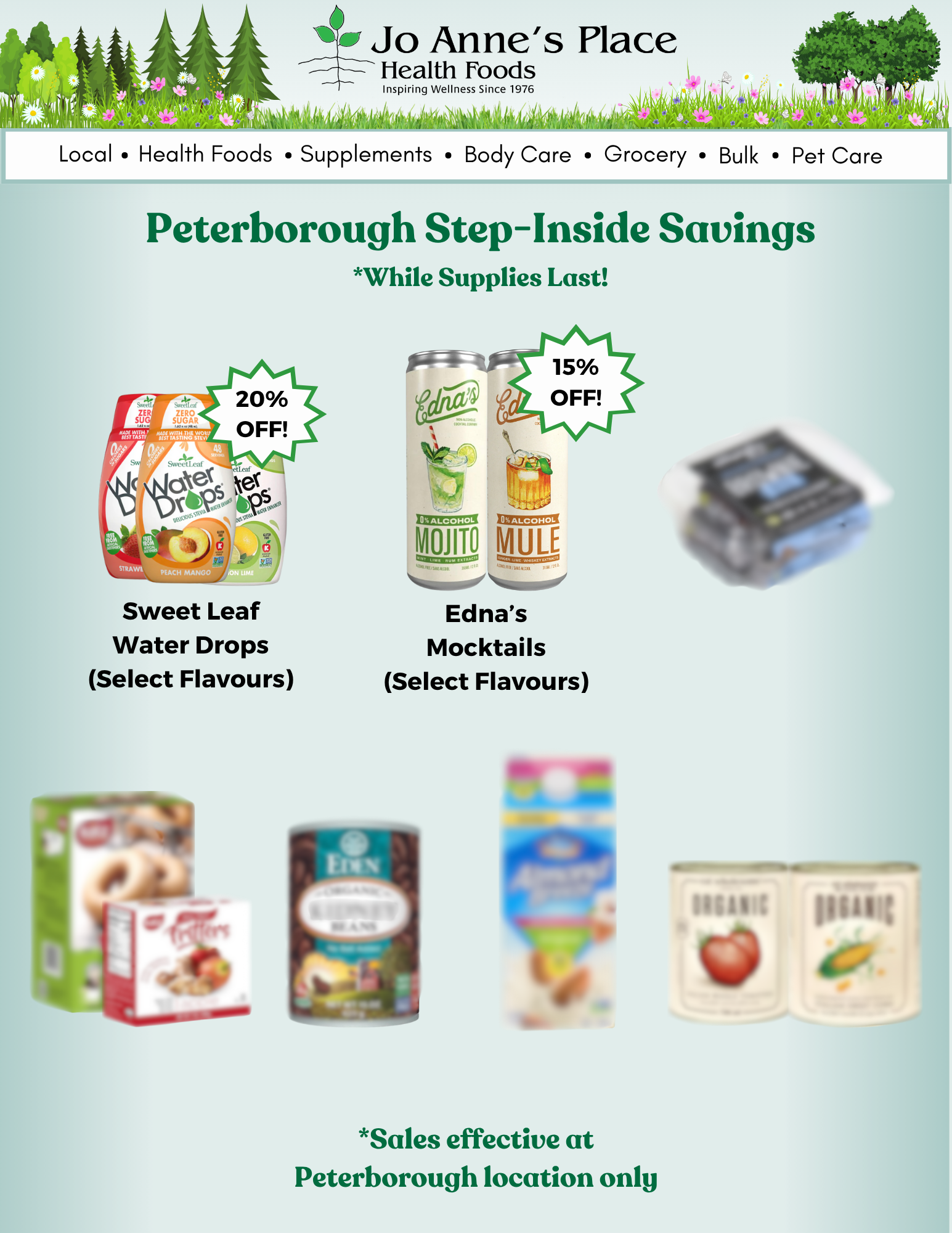 Step-Inside Savings Flyer for October