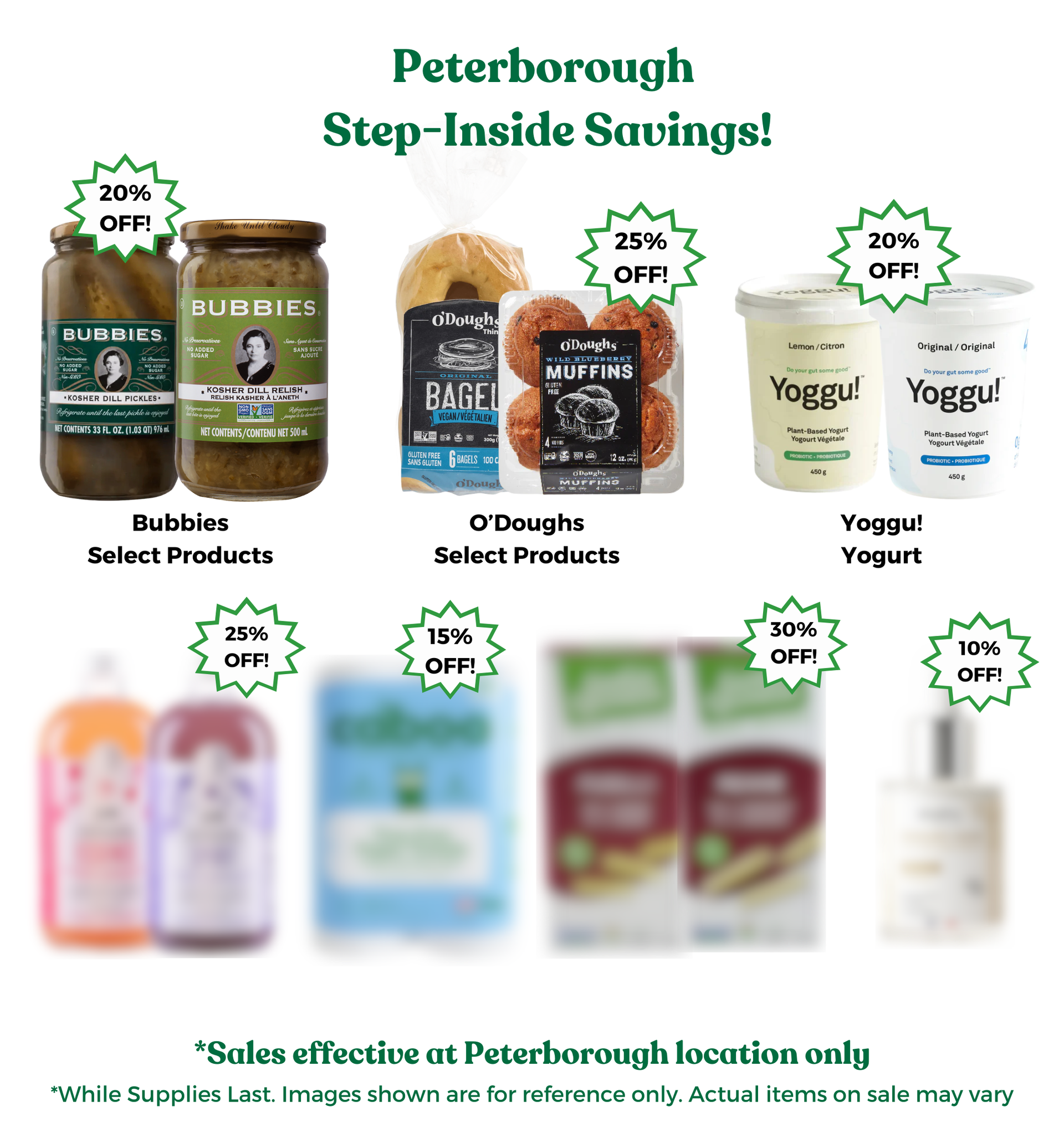 Step-Inside Savings Flyer for May