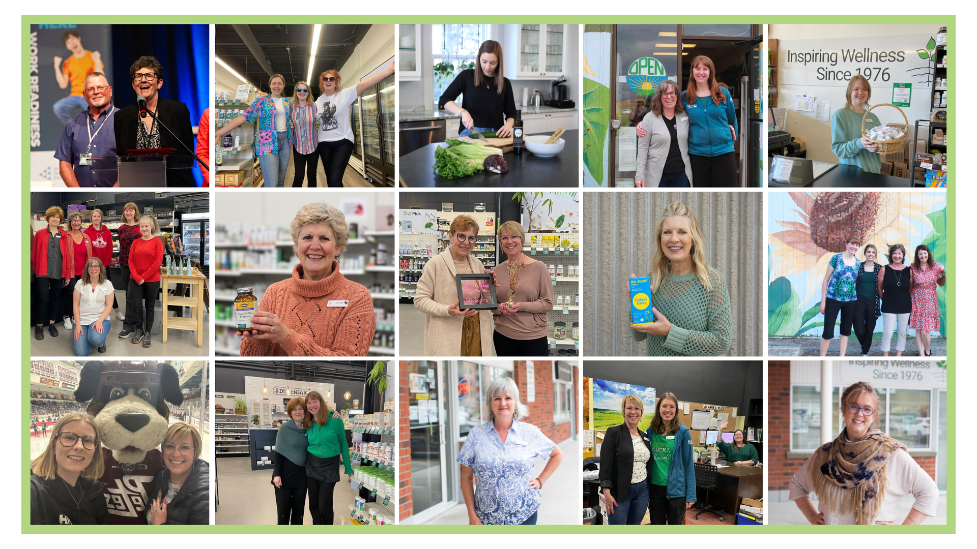 A collage of the many women who work at Jo Anne's Place